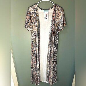 NWT Judith March Persian suede duster size small